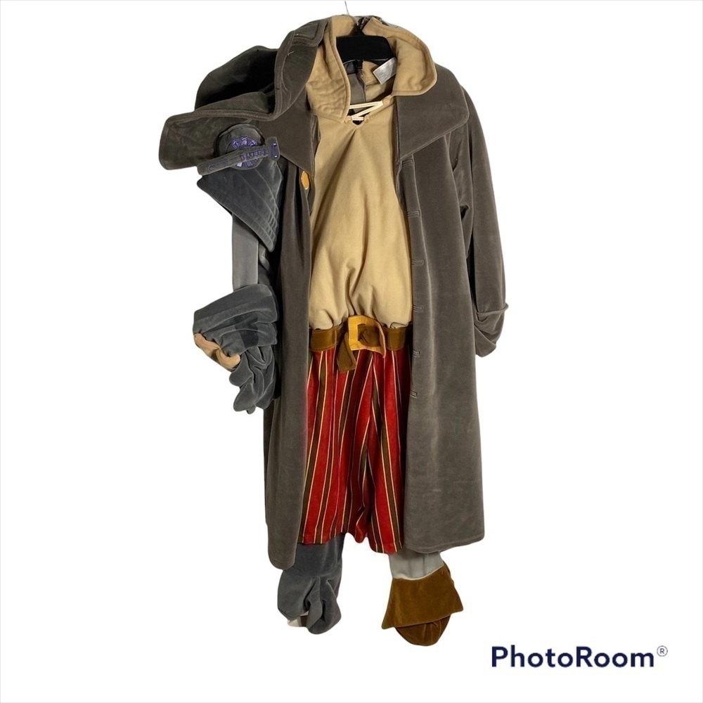 Disney Store Treasure Planet John Silver Cyborg Pirate Costume Small Kids